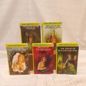 Nancy Drew Books #21, 22, 23, 24, 25 by Carolyn Keene